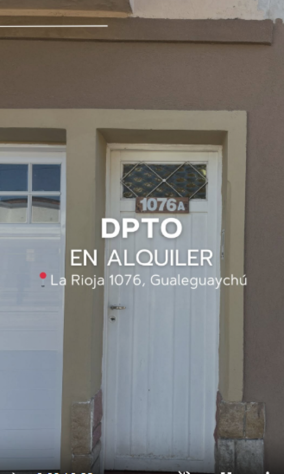 Departamento en alquiler en el centro