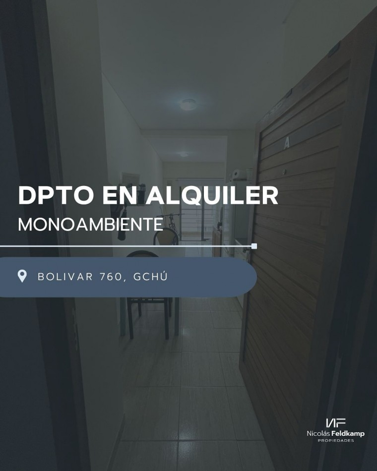 Monoambiente en alquiler! 