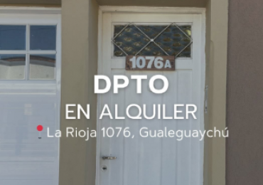 Departamento en alquiler en el centro