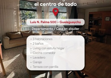 ¡Vivi en el corazon de la ciudad!